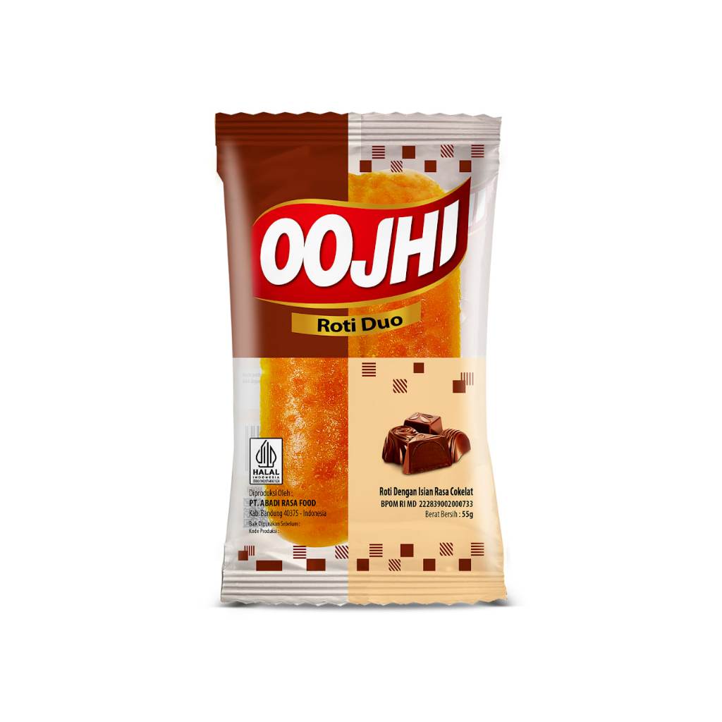 

Roti OOJHI Roti Duo Dengan Isian Rasa Coklat 1pcs