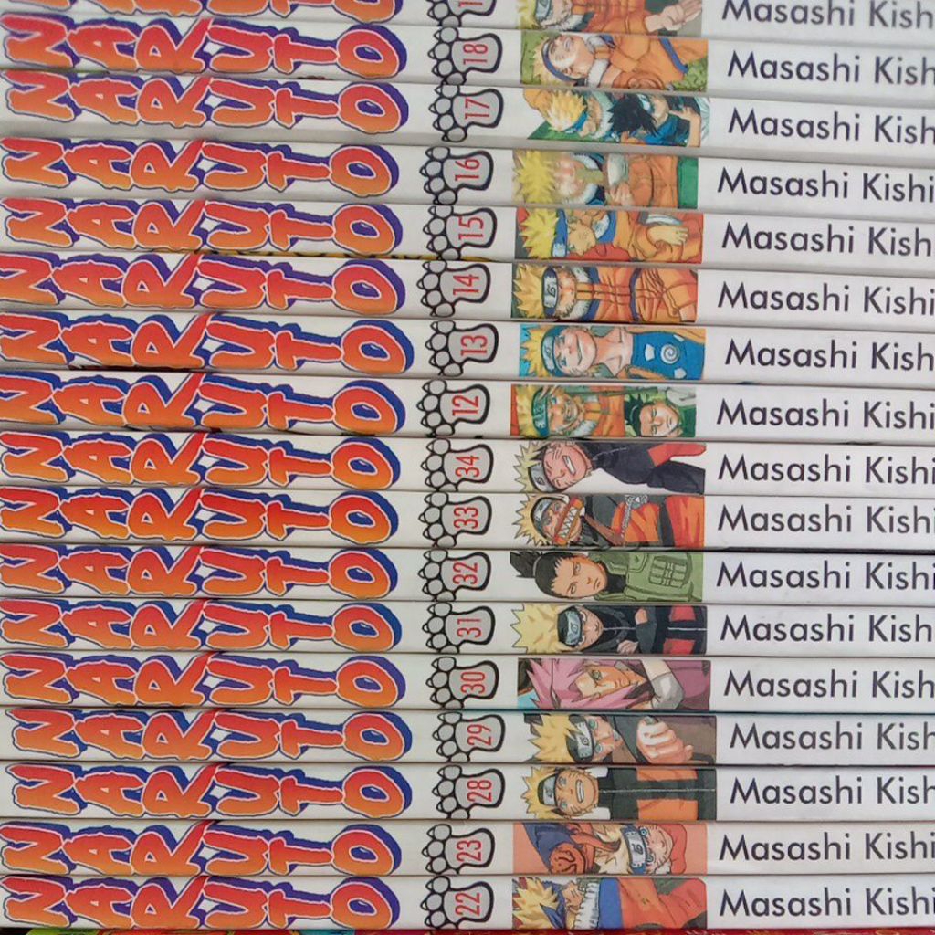 JUAL SATU PAKET KOMIK NARUTO 31pcs