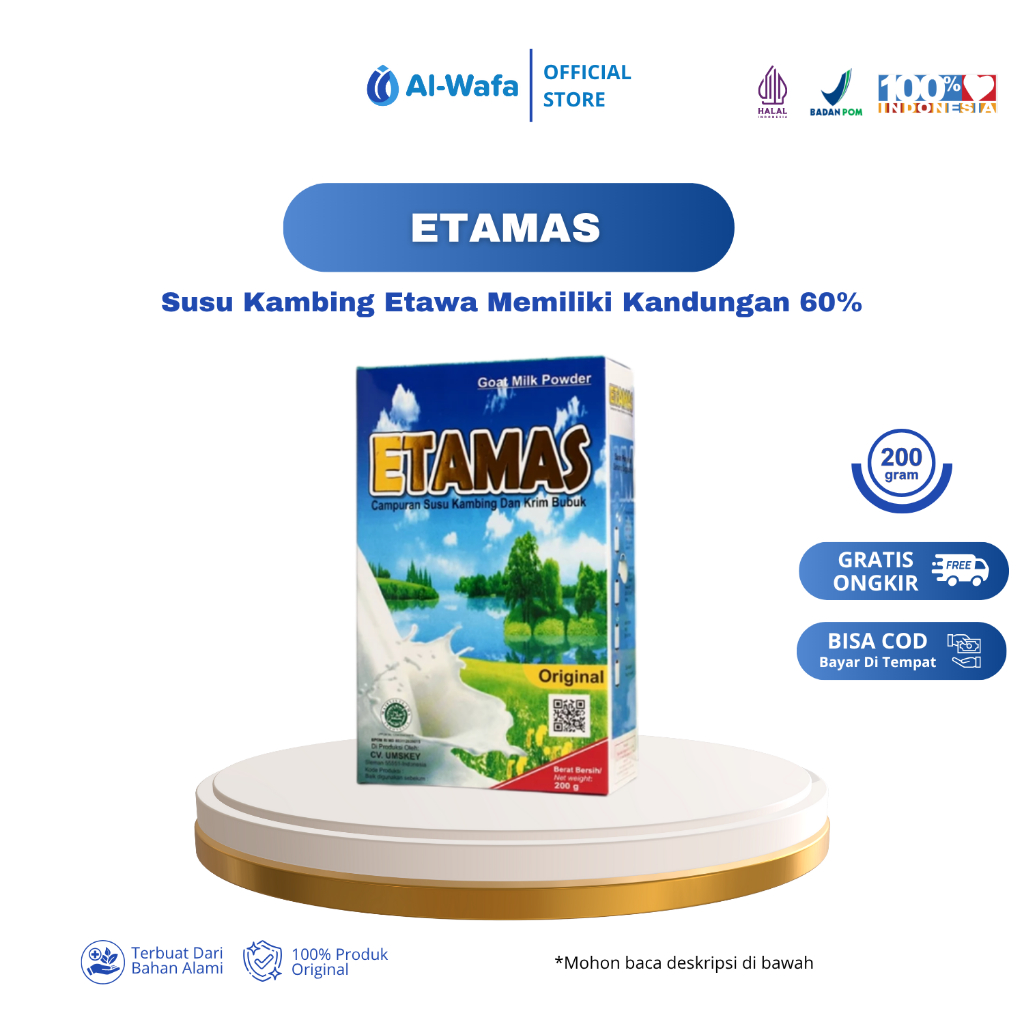 

ETAMAS Susu Kambing Etawa 70 Persen Susu Asli Original