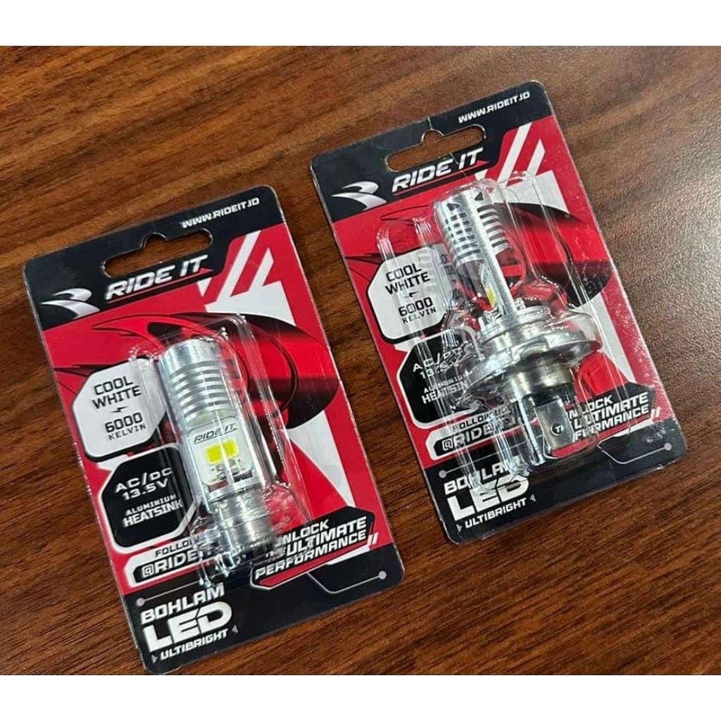 Bohlam LED RIDE IT H6 K1 Ultima Super Terang
