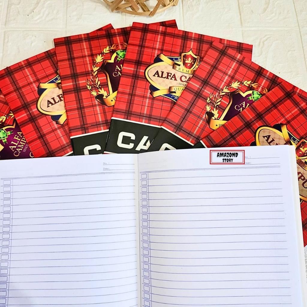 

[Whispers] (10PCS) BUKU TULIS ALFA CAMPUS MURAH/BUKU TULIS SEKOLAH/BUKU TULIS ISI 38 LEMBAR/BUKU