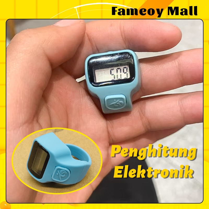 Tasbih digital led mini alat penghitung Dzikir alat hitung digital tally JXN 8016