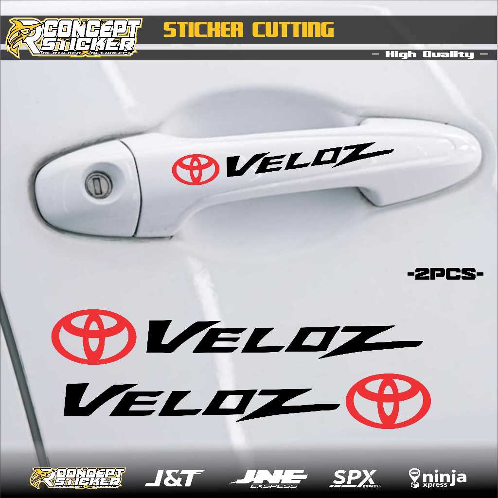 sticker gagang pintu mobil toyota avanza