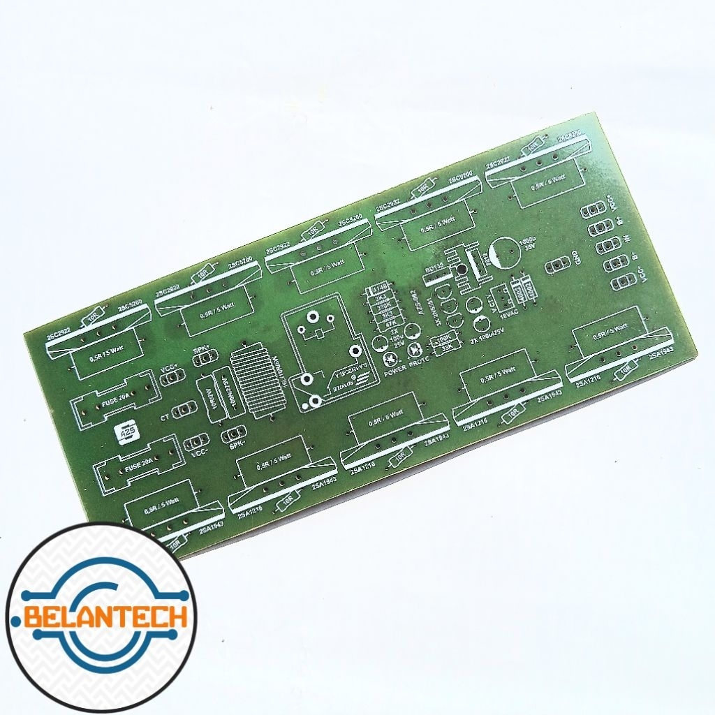 PCB Line Final 5 Set 2U Trsnsitor SANKEN + Speaker Protector Pengaman Speaker