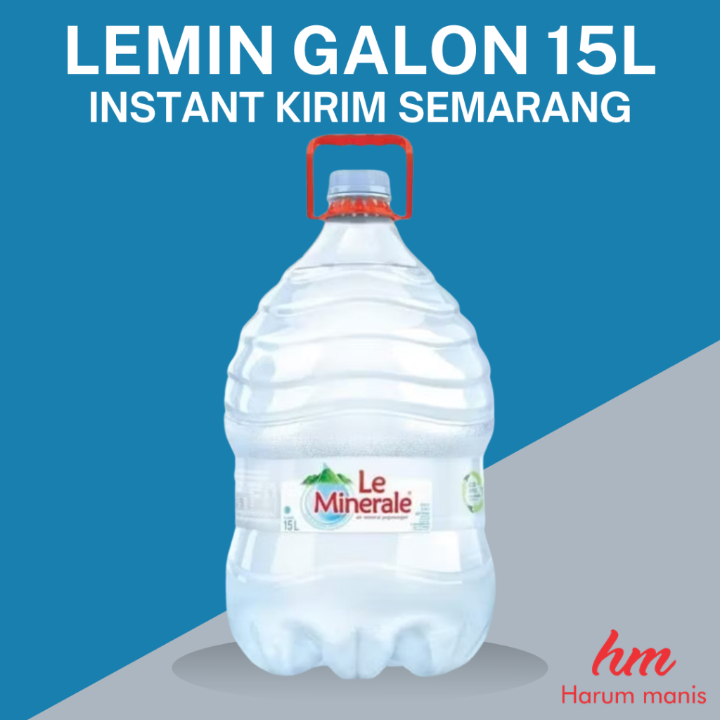 

Le Minerale Galon 15 liter Air Mineral Leminerale Kirim Instant Semarang