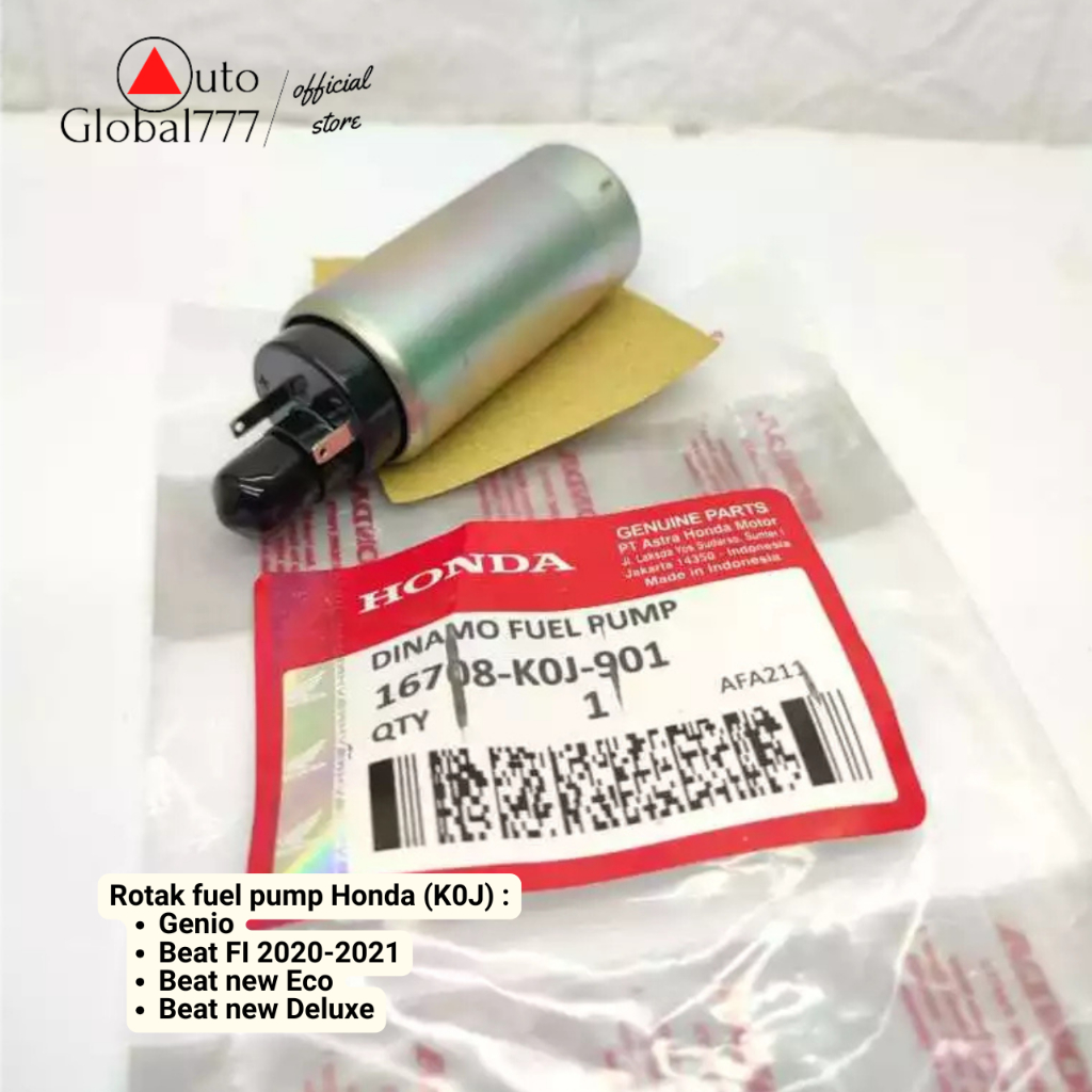 Rotak Dinamo Fuel Pump Genio Fuel Pump Beat new Eco Beat new Deluxe Beat FI 2020-2021