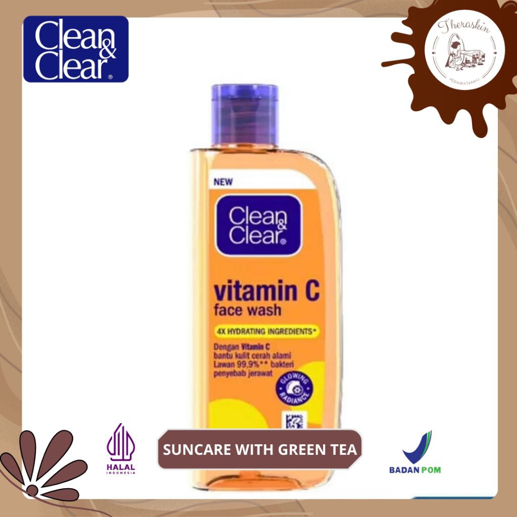 CLEAN AND CLEAR VITAMIN C FACE WASH