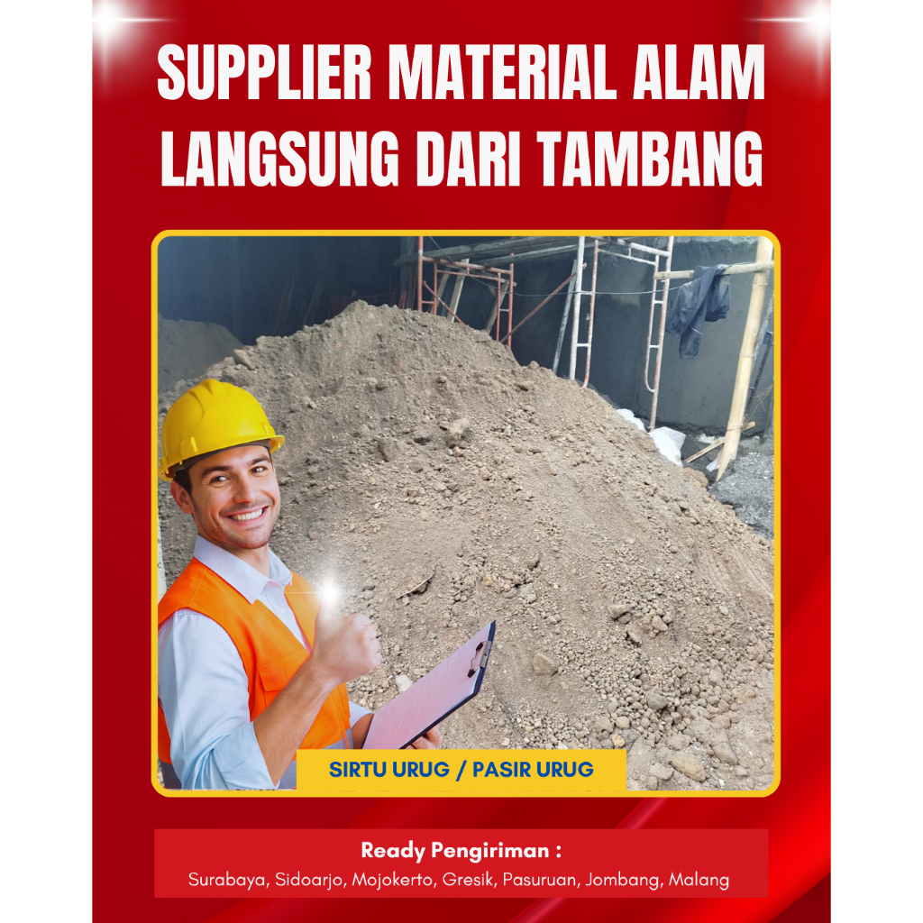 Sirtu Urug / Pasir Urug Siap Kirim Besok