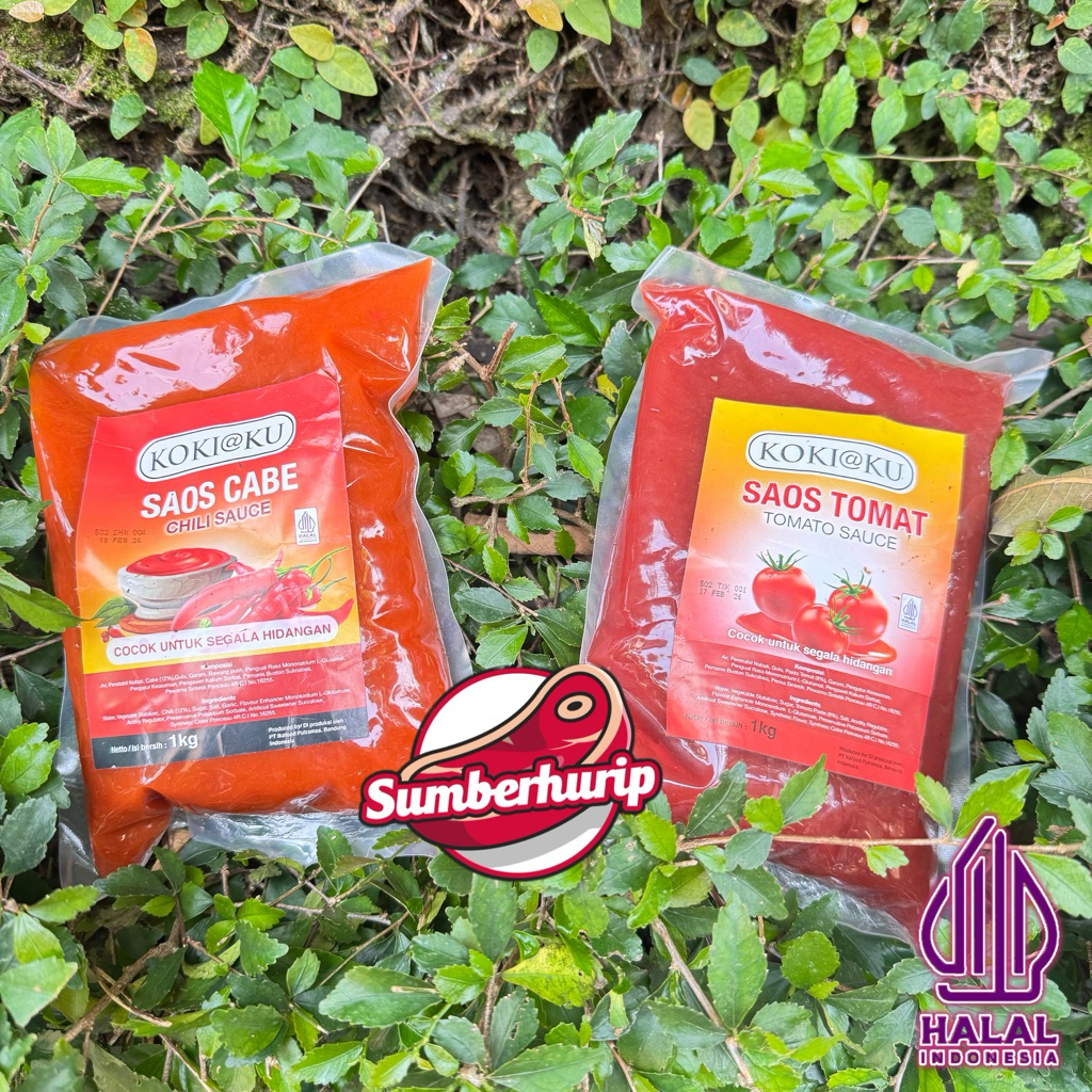 

KOKIKU SAOS TOMAT / SAOS CABE / TOMATO SAUCE / CHILI SAUCE 1kg
