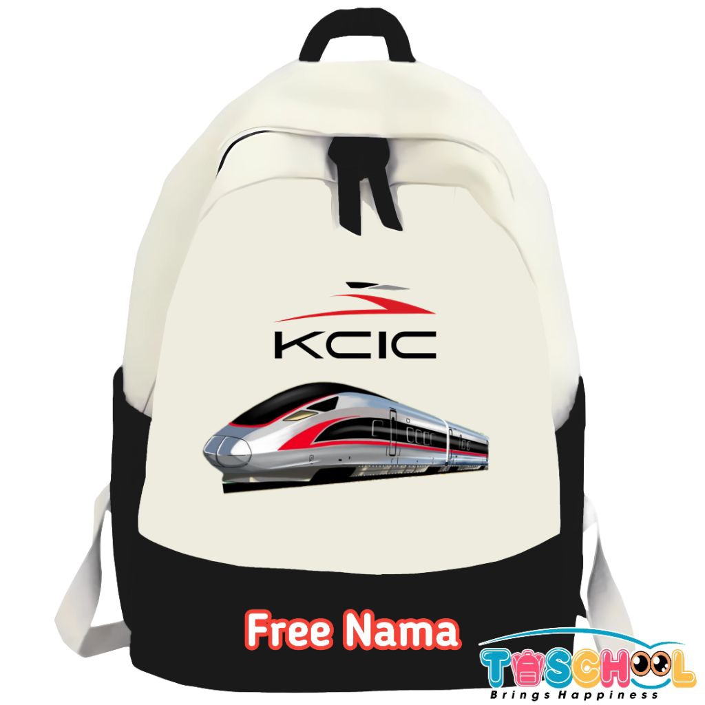 TAS RANSEL ANAK KAI KERETA API INDONESIA KERETA CEPAT KCIC FREE NAMA