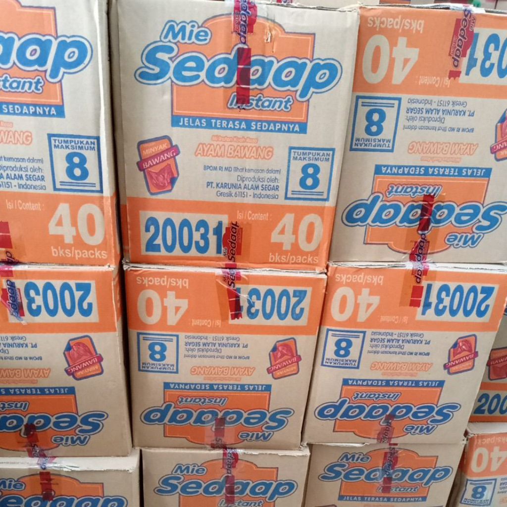 

mie sedap all varian 1 krton