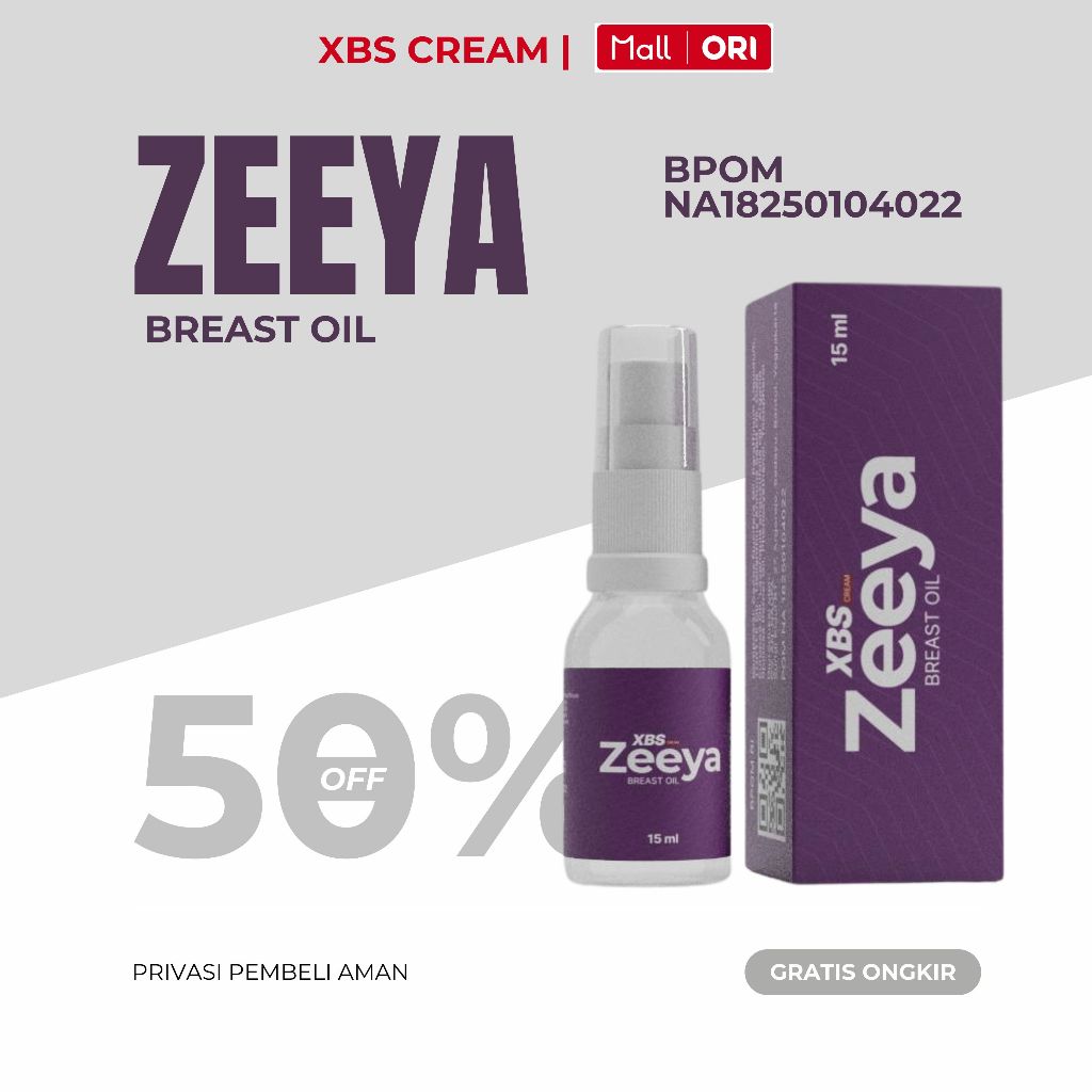 XBS CREAM - Zeeya Breast Oil perawatan payudara BPOM