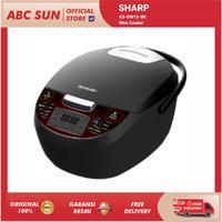 Sharp KSDW18BK Rice Cooker Digital Rice Cooker 1.8 Liter ﻿﻿12 Auto Cook Menu