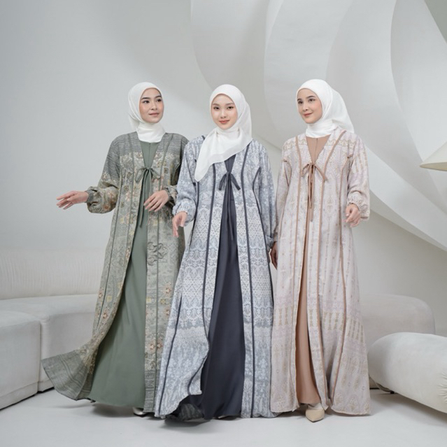 Joley Cloth - Alia Dress Abaya Motif Simple Mewah Outfit Kondangan Elegant Lionel Richie Outfit