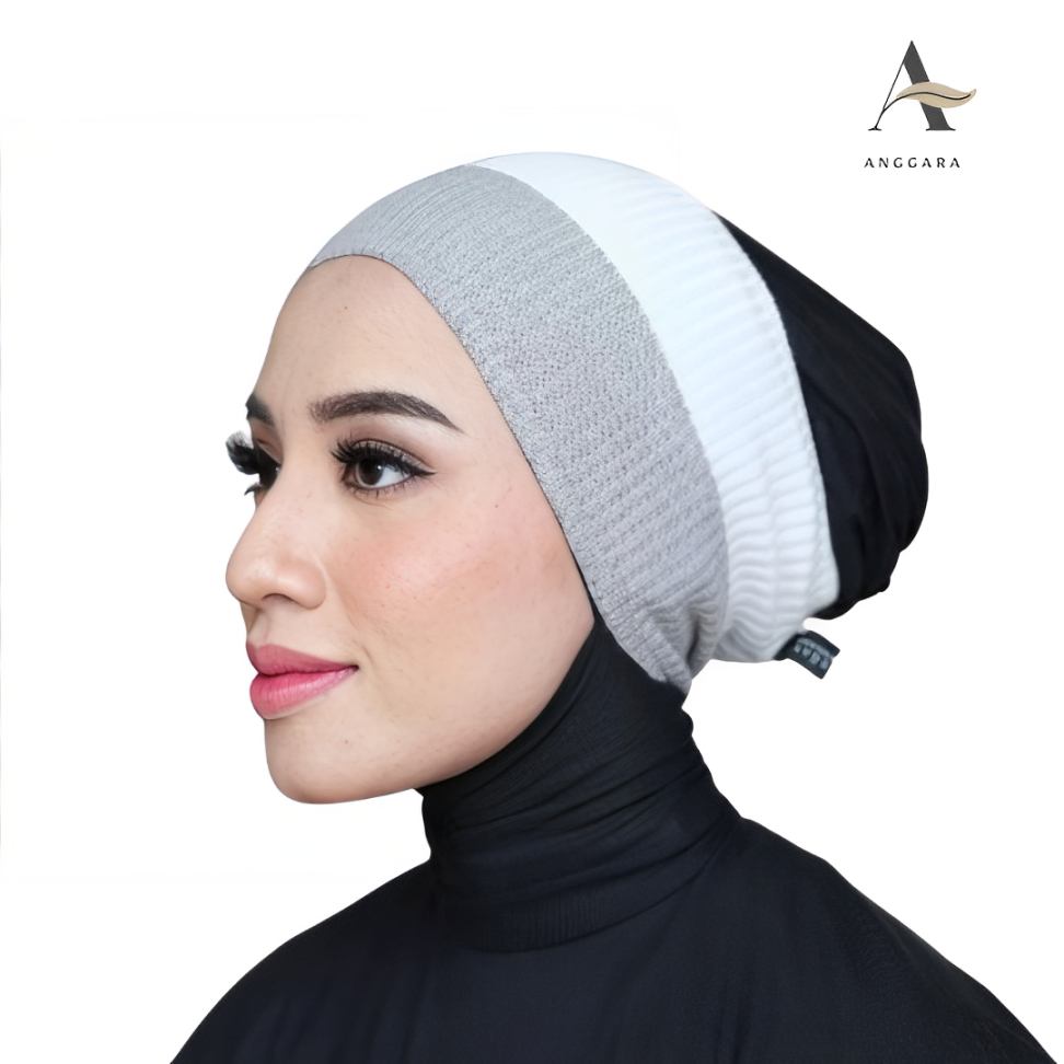 Ciput Rajut Premium 2 Warna Dalaman Aksesoris Hijab Nyaman Dipakai Bahan Berkualitas Tinggi Stylish