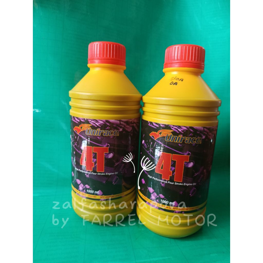 OLI UNIRACE 4T 1L ORIGINAL 100 % / OLI MESIN UNIRACE SAE 20W-50 ASLI /OLI SEPEDA MOTOR MURAH