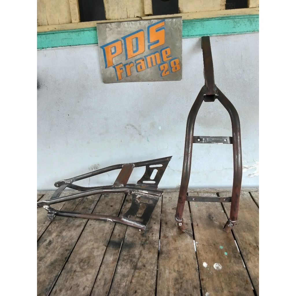 SubframeCRF450&rangka bawah mesin pnp deltabox vixion