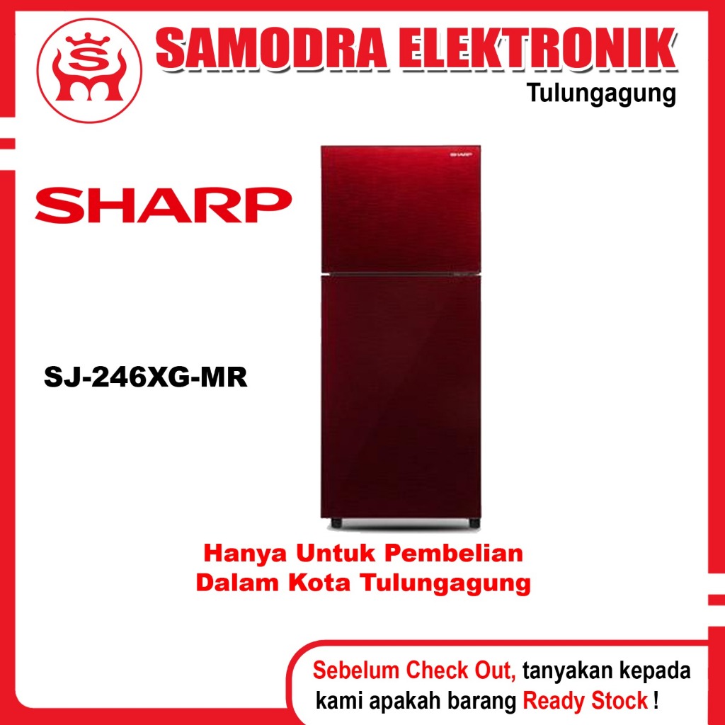 Kulkas SHARP SJ-246XG-MR | Kulkas 2 Pintu Sharp