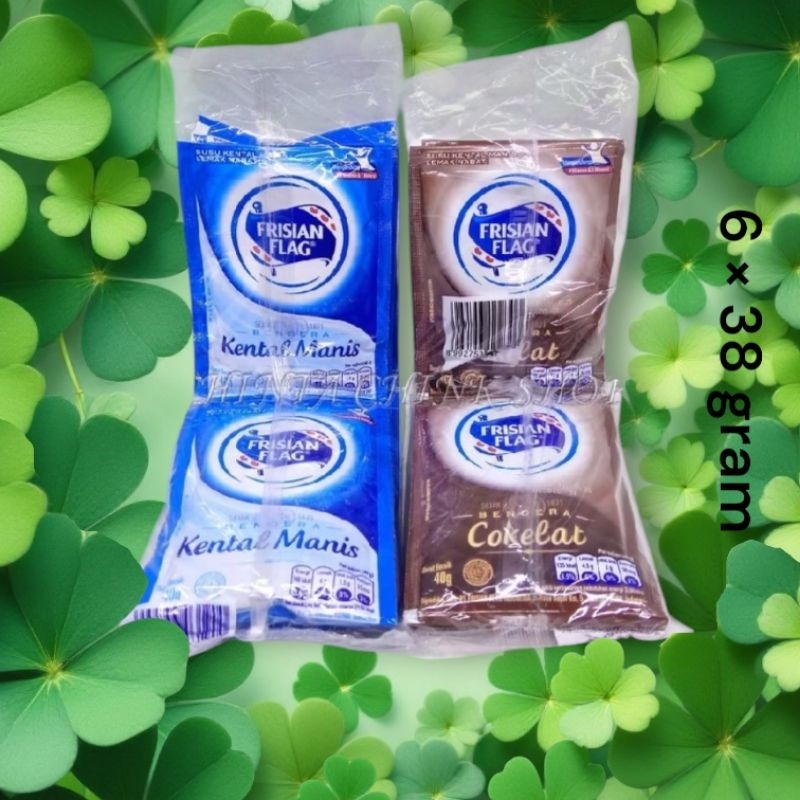 

susu kental manis FRISIAN FLAG 6 Sachet × 38 gram