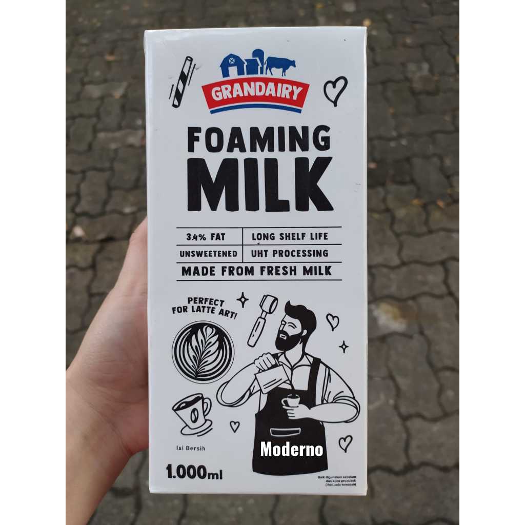

Grandairy Foaming Milk Susu UHT 1 Liter