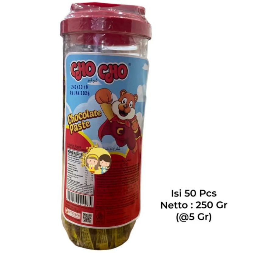 

Cho Cho Chocolate Pasta Long Jar Cokelat