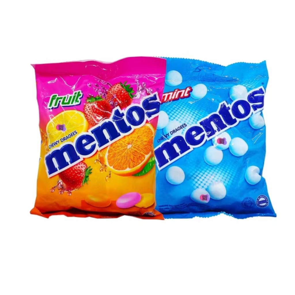 

Permen Mentos 135gr isi 45 Butir Fruit & Mint - Mentos Permen 135gr