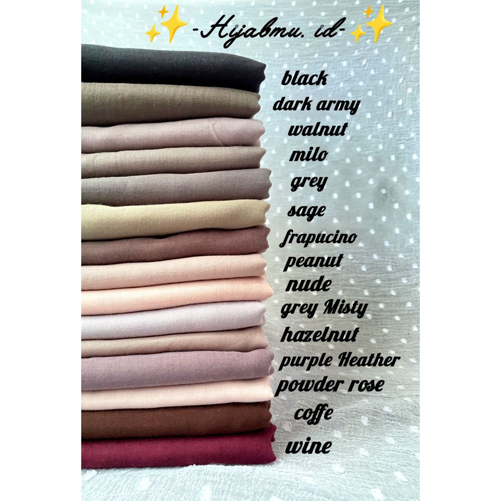 HIJAB PARIS SEGI EMPAT//PARIS JADUL SEGI EMPAT//PARIS JADUL ORI