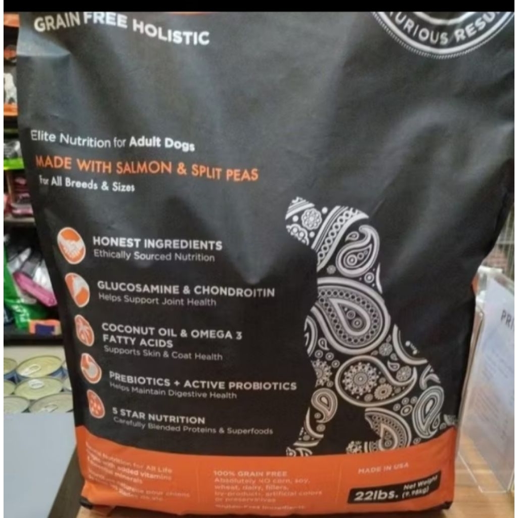 Dog food grain free Pureluxe salmon 22 lbs