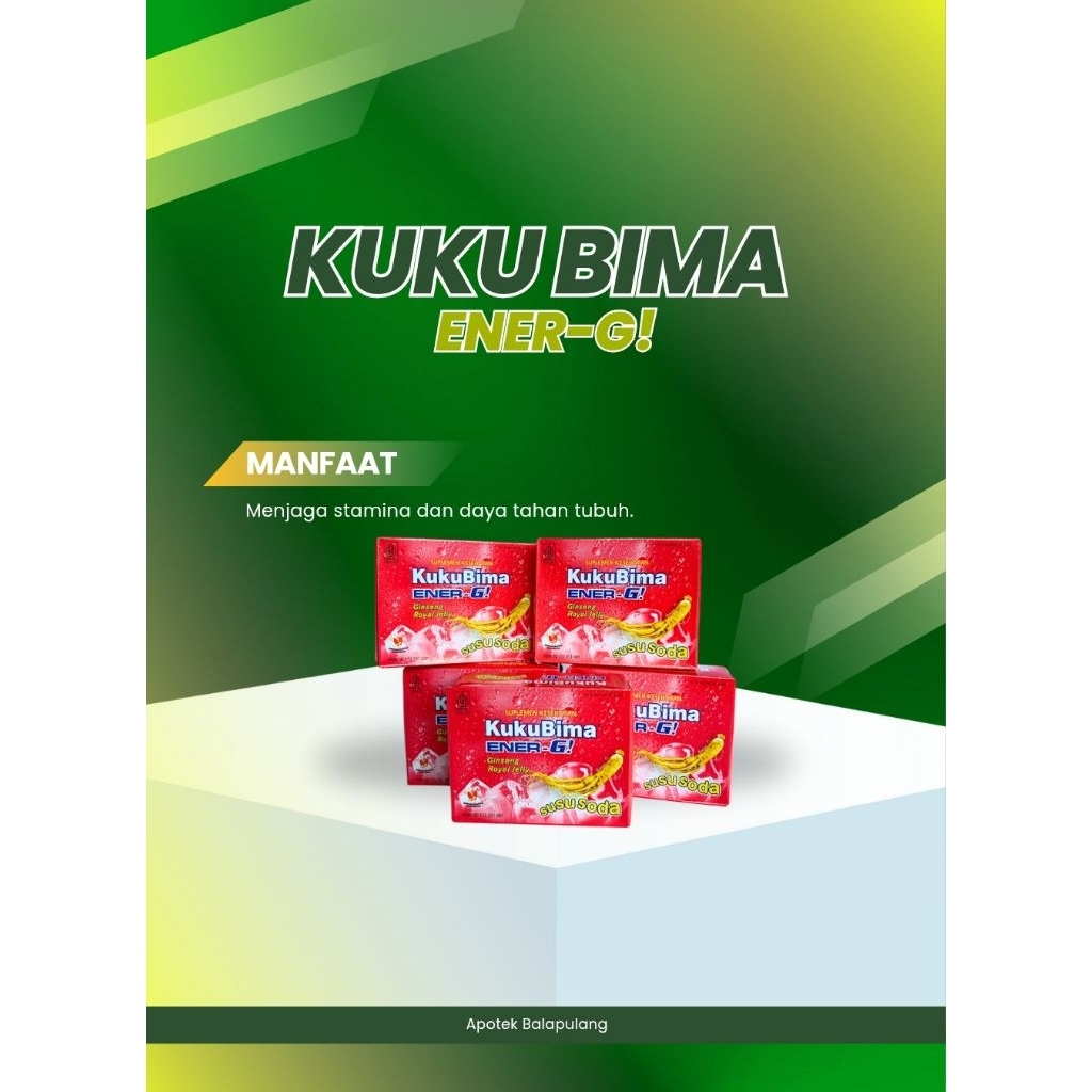 

KUKU BIMA ENERGI Susu Soda isi 6 sachet/box