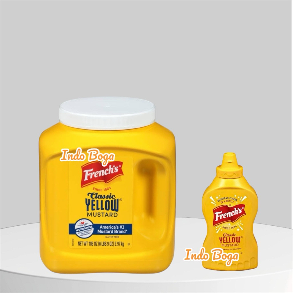 

french's classic yellow mustard squeeze / mustard sauce
