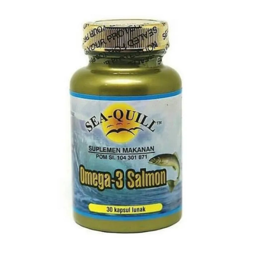SEA QUILL OMEGA 3 SALMON 30 KAPSUL LUNAK SEA-QUILL OMEGA 3 SALMON