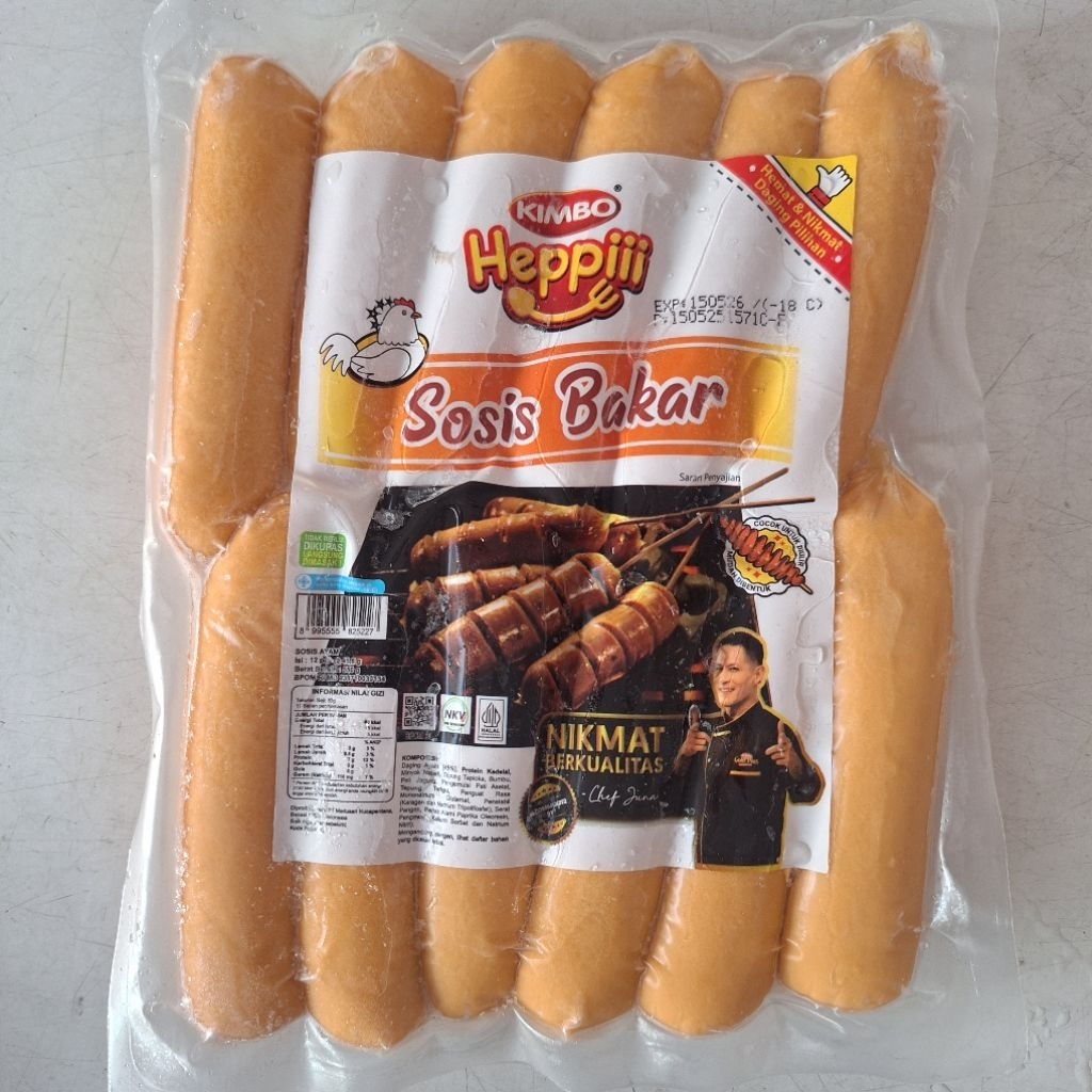 

KIMBO HEPPII SOSBAK AYAM MINI 12S 550GR