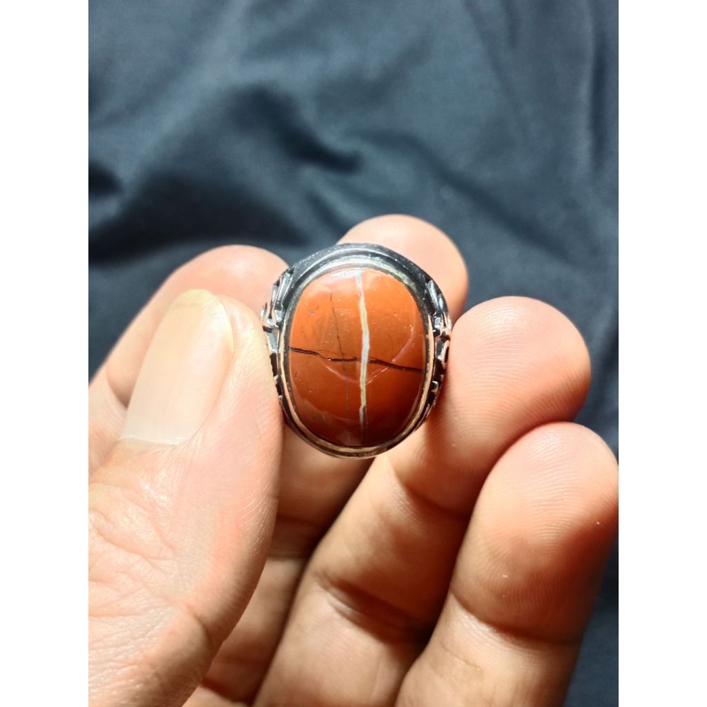 batu cincin ati ayam motif tapak jalak