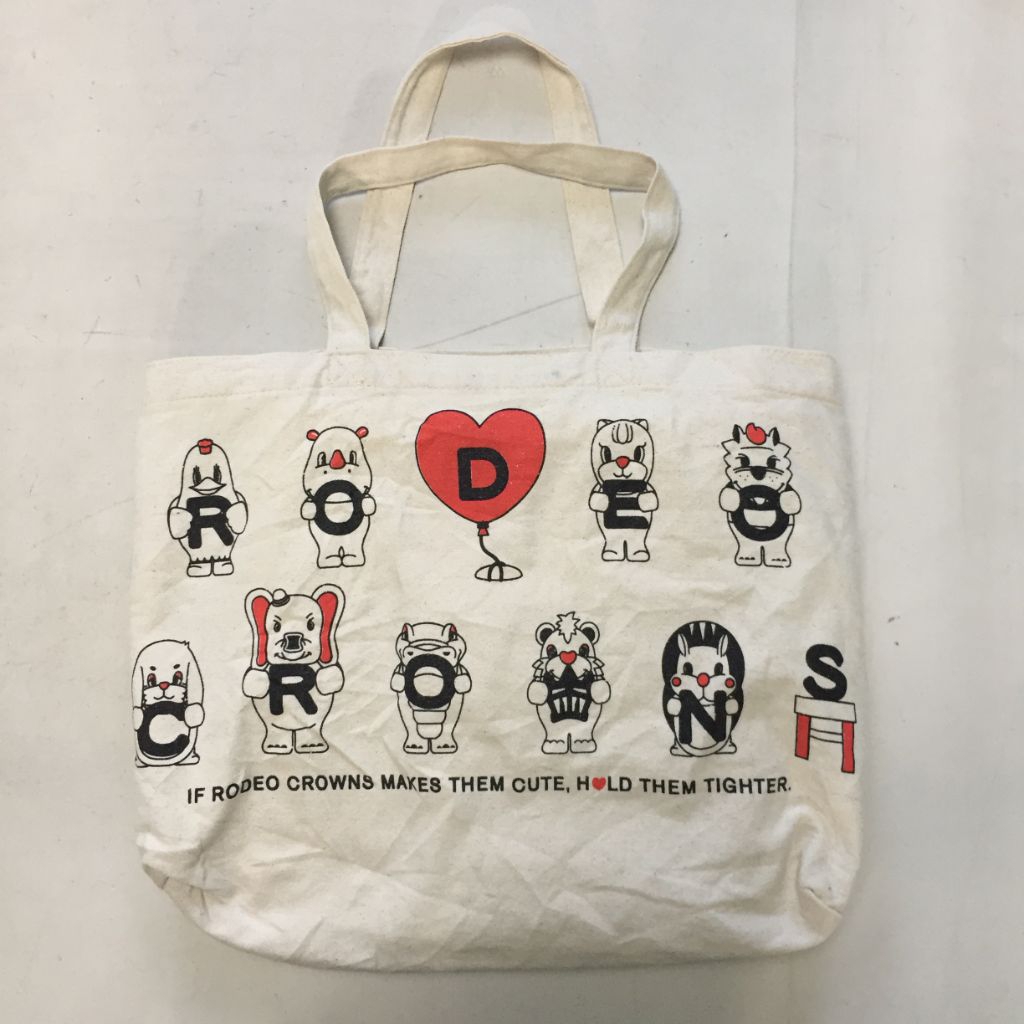 RODEO CROWNS  CANVAS TOTE BAG