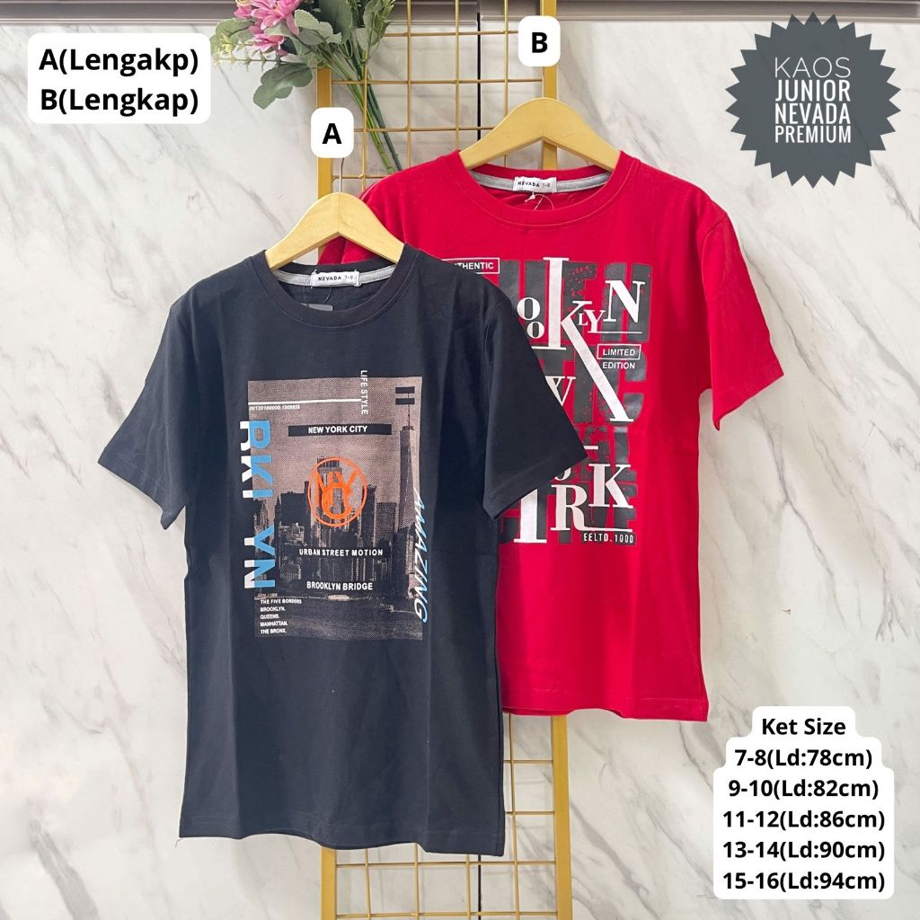 KAOS ANAK JUNIOR MARVEL KARAKTER ORIGINAL