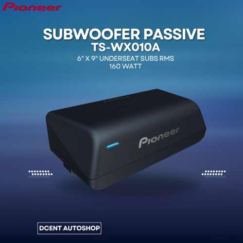 Subwoofer Aktif Kolong Jok Mobil - Subwoofer Pioneer TS-WX010A Compact Built in Power - Subwoofer Ak