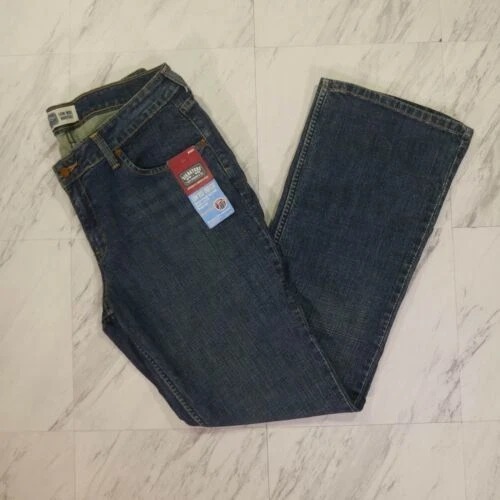 Misses Signature By Levi Strauss & Co. Low Rise Boot Cut Medium Blue Jeans