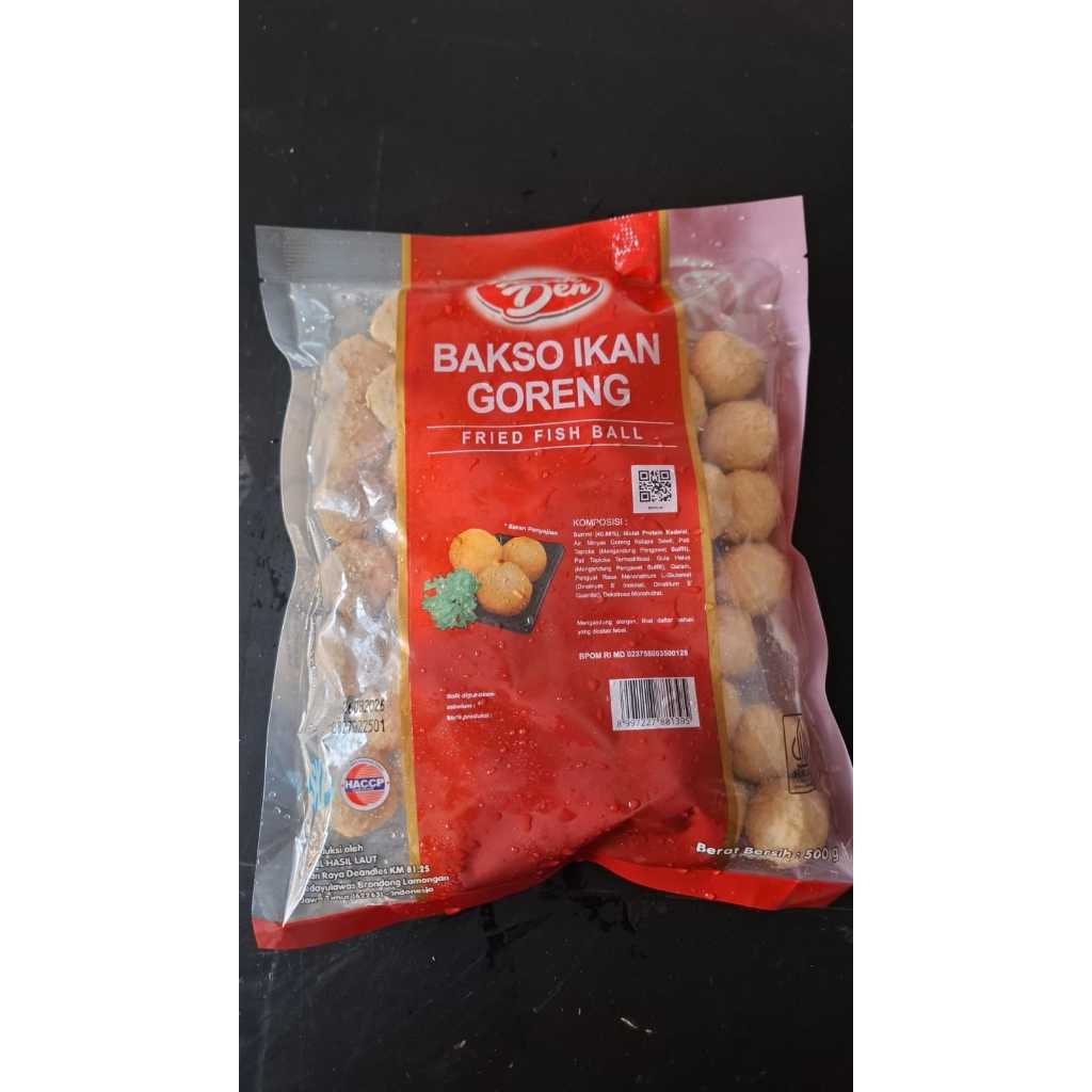 

Pak Den Bakso Ikan Goreng 500 Gram