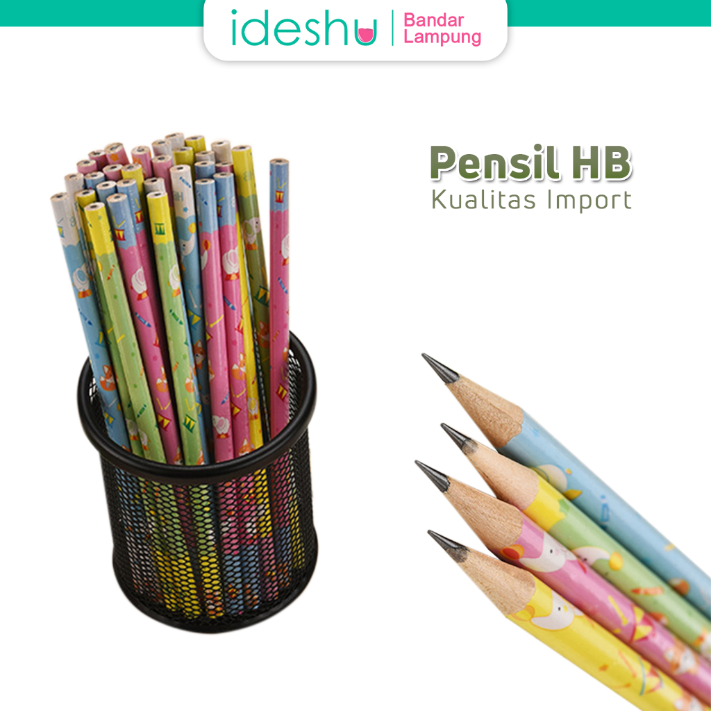 

Pensil Kayu HB SET isi 9pcs Kualitas Import COD Stationery 741