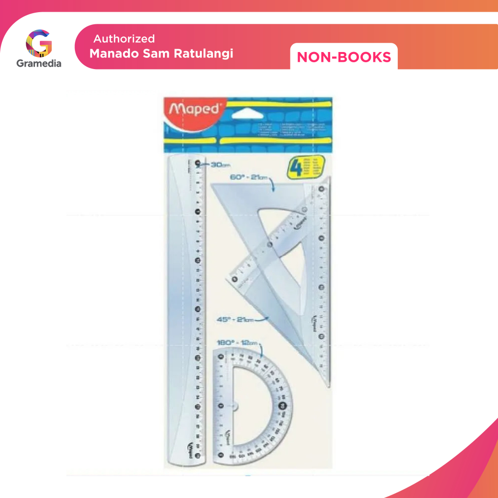 

Gramedia Manado-Maped Cristal Mini Set - 4 Pcs