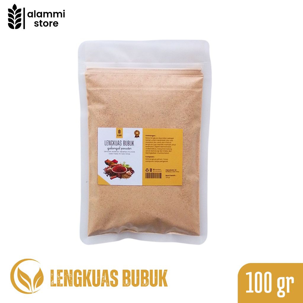 

Bubuk Lengkuas Laos Galangal Powder 100 gr Tanpa Pengawet Tanpa Campuran Tanpa Msg Rempah - Rempah Spice Powder Bumbu Untuk Masakan