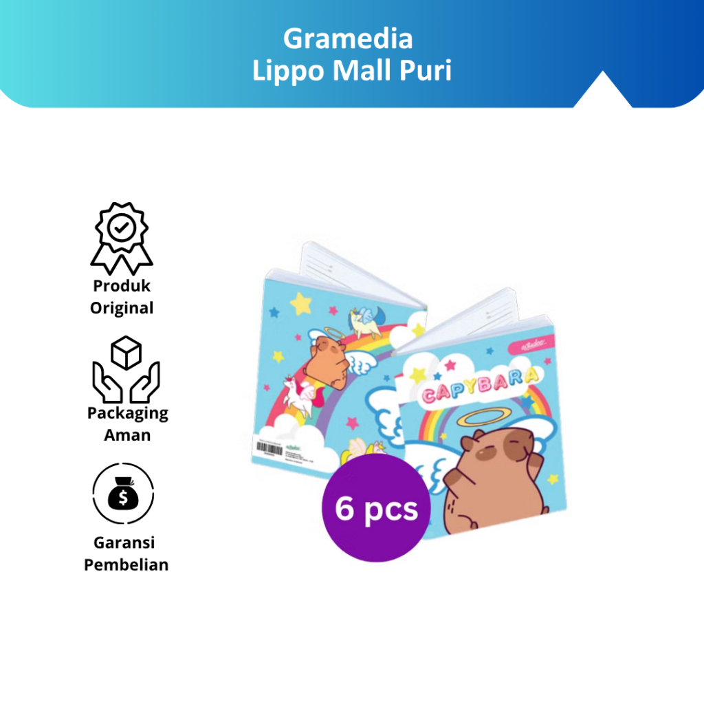 

Gramedia Lippo Mall Puri - Estudee K Kwarto 38 Capybara Isi 6