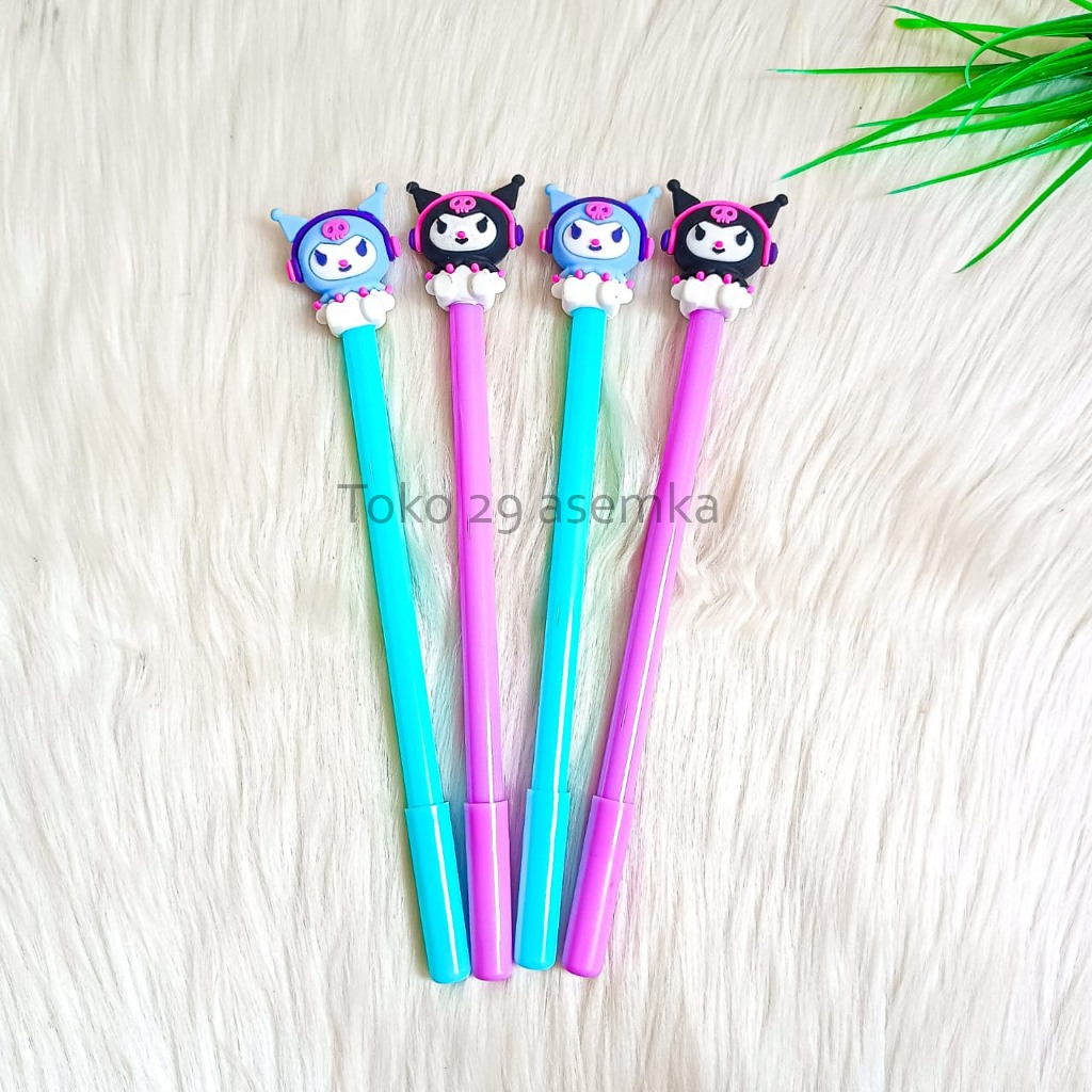 

PULPEN GEL KARAKTER KUROMI HEADSET HALLOWEN PGK-1900 ALAT TULIS PERLENGKAPAN SEKOLAH