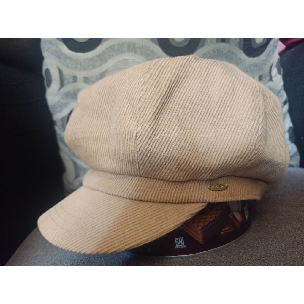 topi newsboy copet fedora corduroy snapback vintage