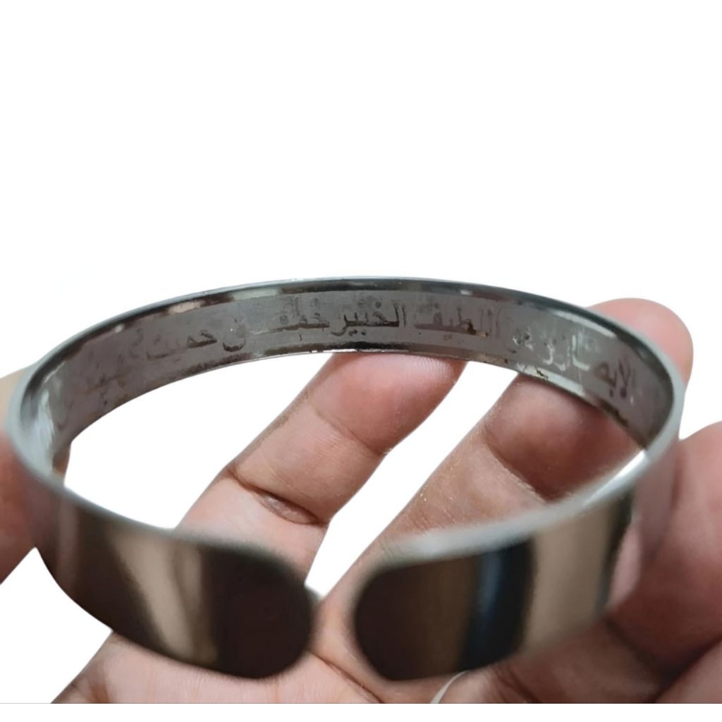 Grosir Gelang Baja Kaligrafi Stainless Steel Anti Karat