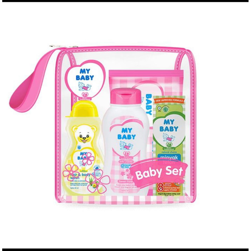My Baby Set Gift Travel / Perlengkapan Mandi Bayi Travel