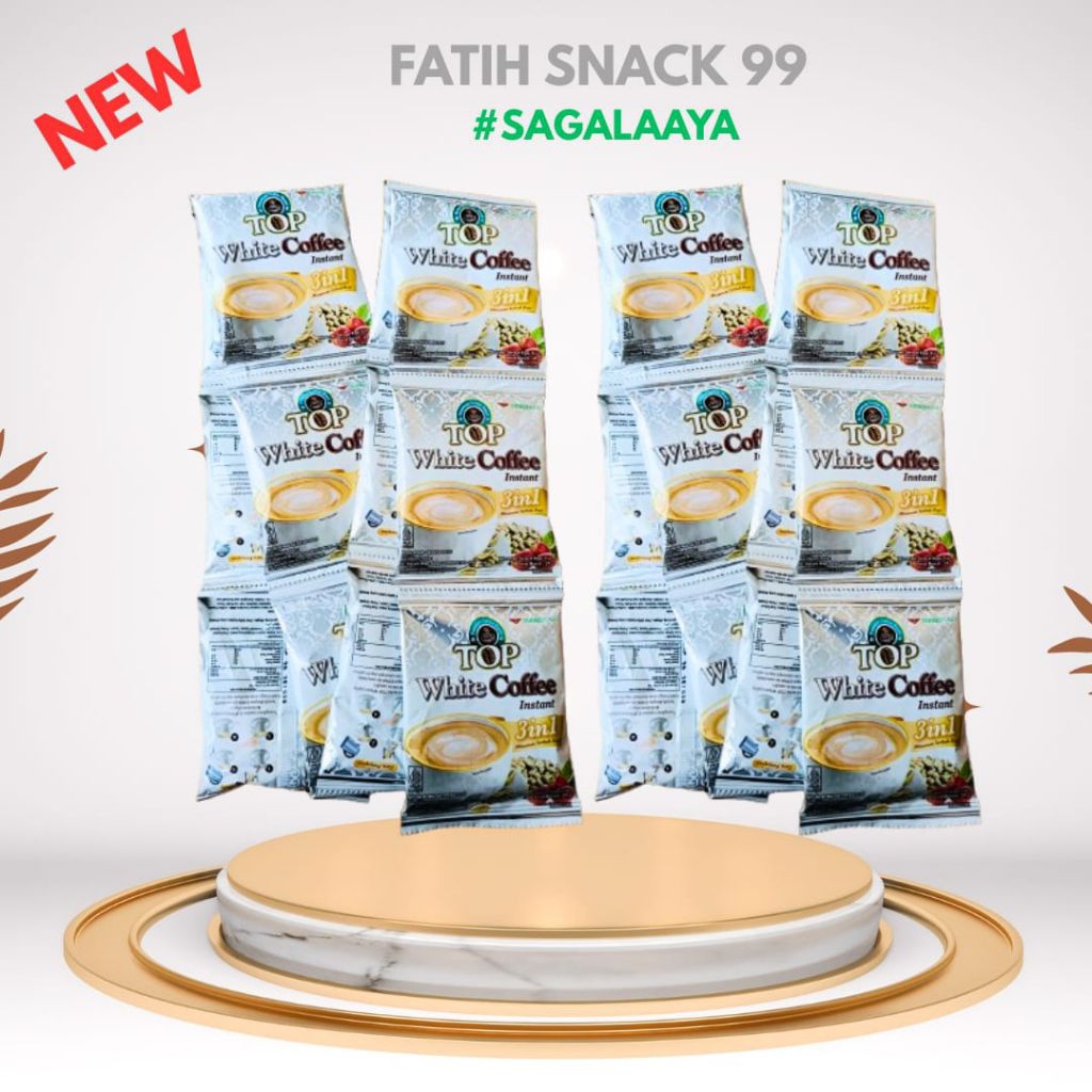 

TOP WHITE COFFEE ISI 10 SCH X 21G KOPI BUBUK INSTAN GULA