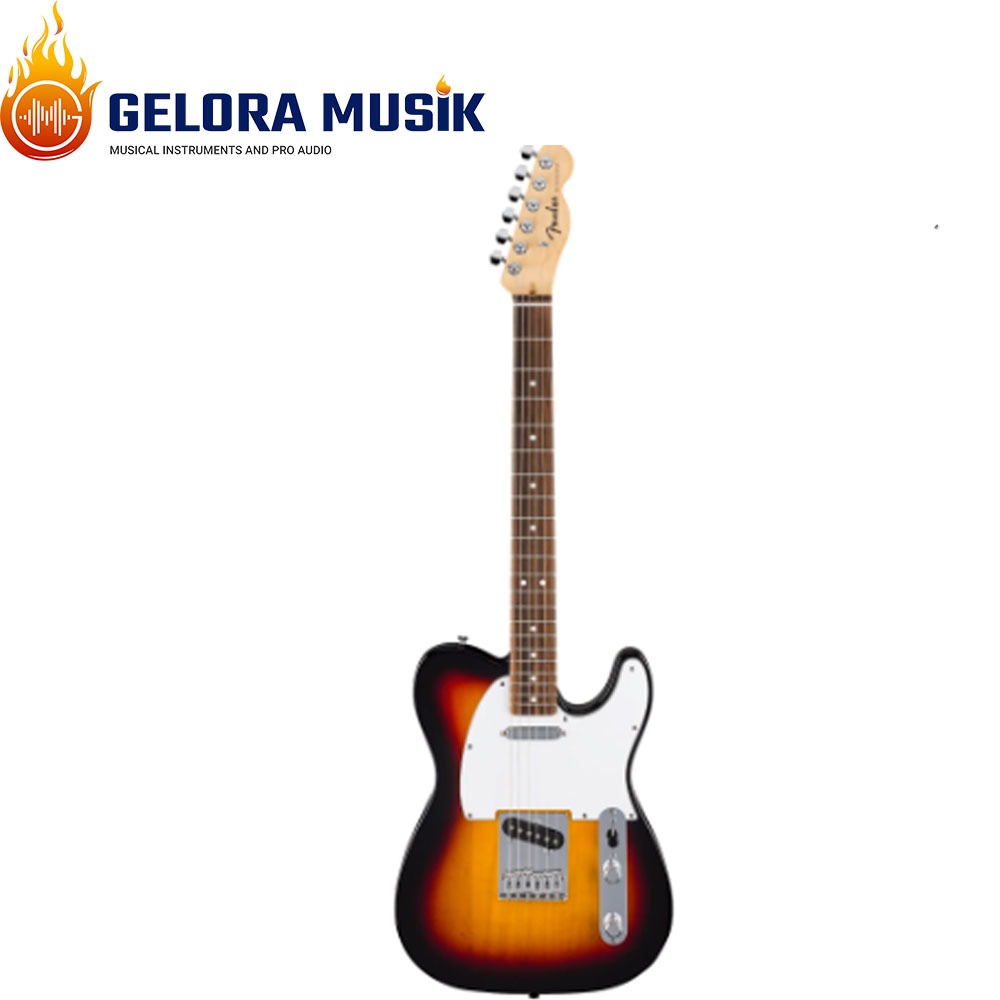 Gitar Elektrik Fender Standard Telecaster w/White Pickguard, Laurel FB, 3-Color Sunburst