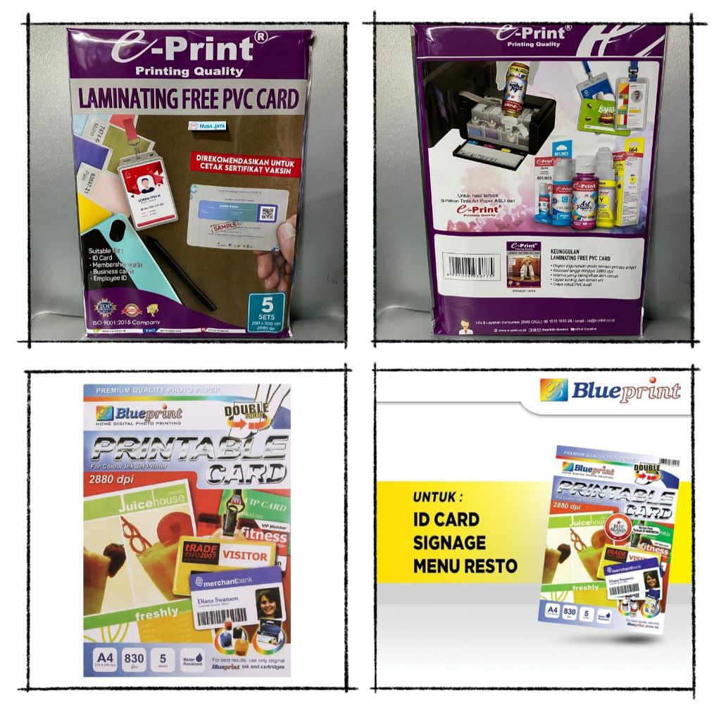 

Kertas PVC ID Card