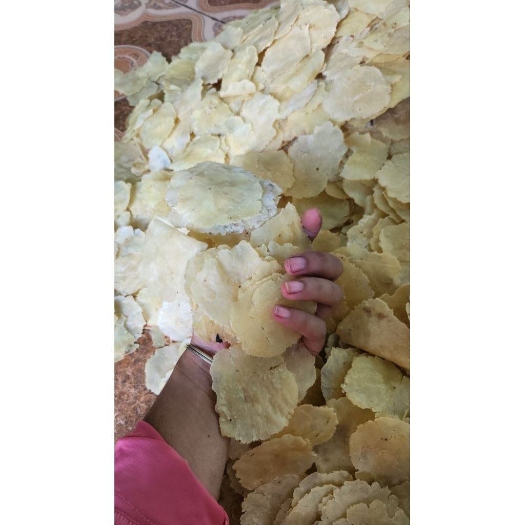 

emping melinjo mentah murah berkualitas super 5 KG khas banten